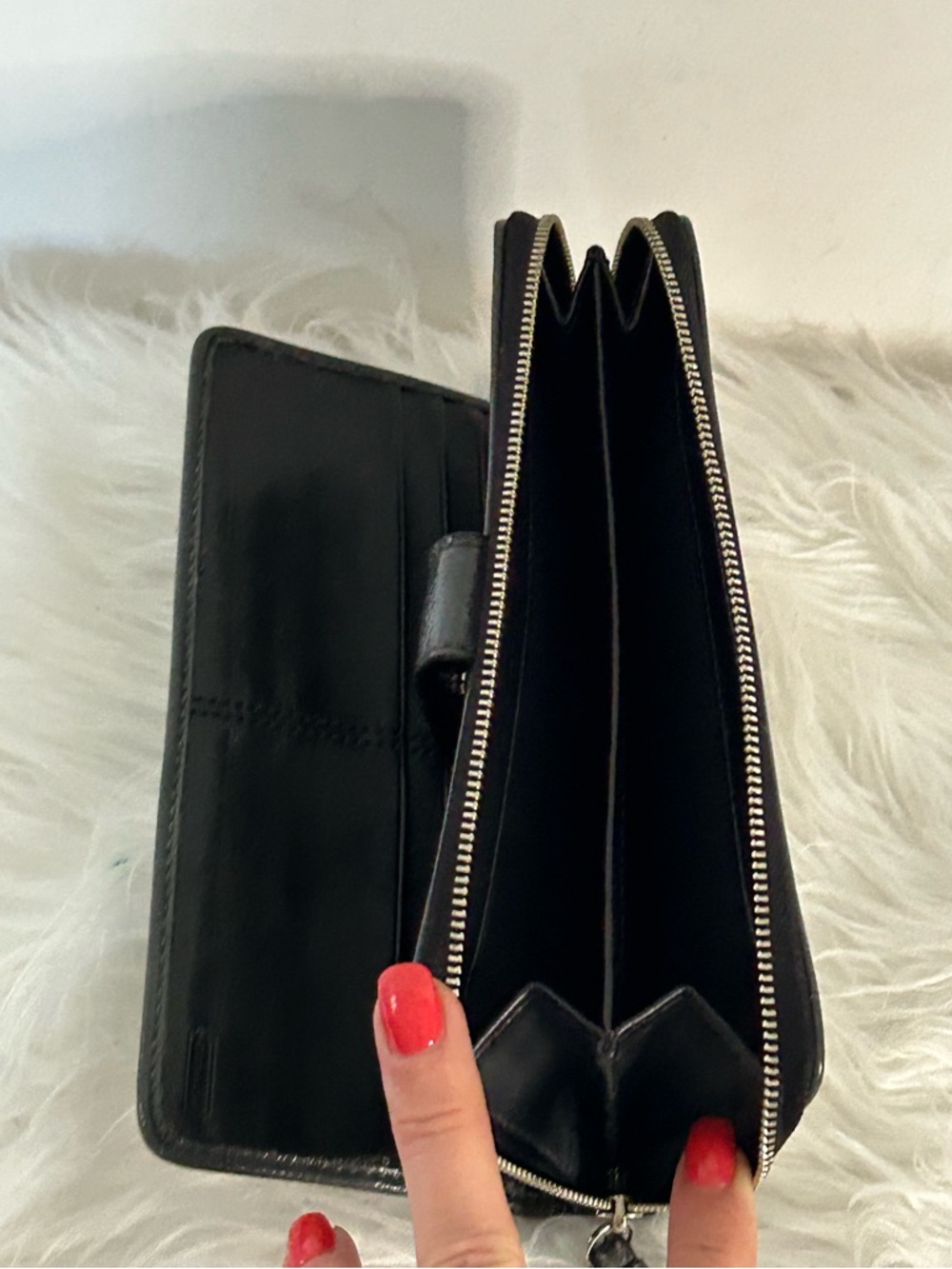 Coach Brown Black Leopard Signature Wallet Zip Around Clutch - Picture 10 of 11